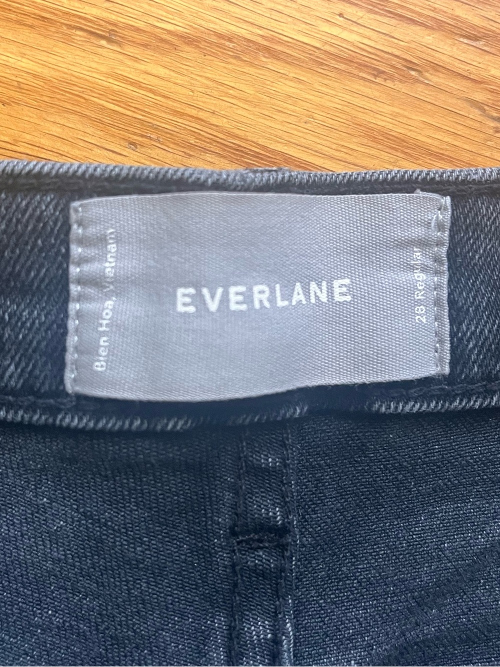 EVERLANE High Rise Straight Jeans Dark Wash Size 28 - Picture 6 of 7